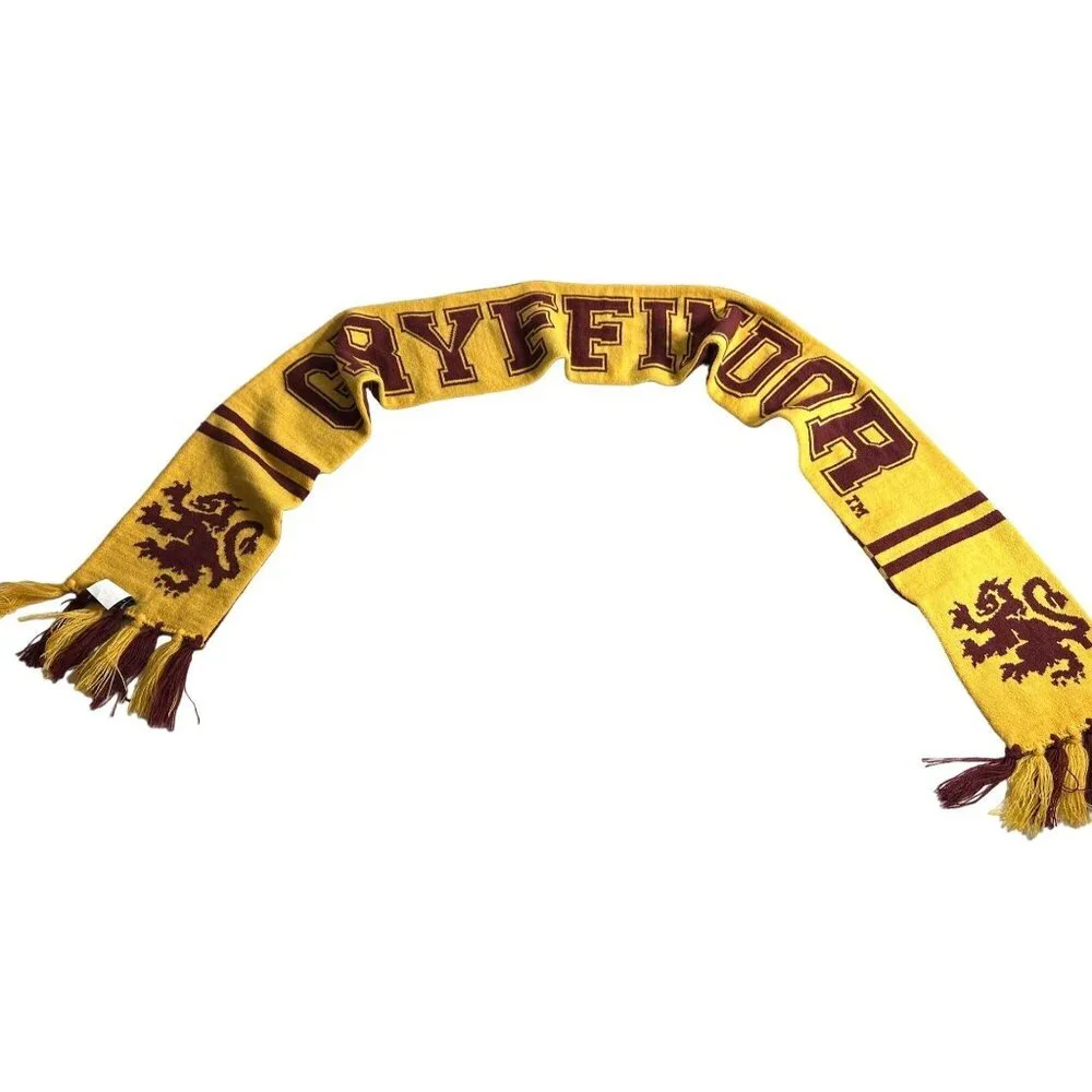 Harry Potter Gryffindor Reversible Scarf with Fringe‎ Acrylic Washable Cosplay
